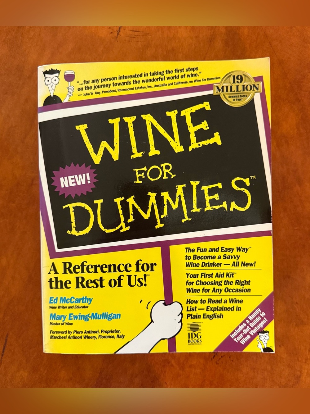 Vintage Wine for Dummies Original Edition-Ed McCarthy/Mary Ewing-Mulligan-1995